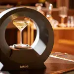 Barsys 360 AI Mixology gadget with custom cocktails and AI precision.