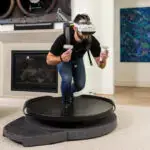 Omni One VR Treadmill with 360-degree movement and advanced detection.