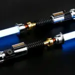 SabersPro Luke LED Lightsaber with 12 colors and immersive sound.