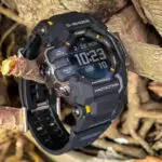 CASIO G-SHOCK RANGEMAN GPRH1000-9 with GPS, heart rate monitor, and solar charging.