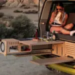 CampBoks all-in-one van solution for fully-equipped camping.