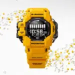 The CASIO G-SHOCK RANGEMAN GPRH1000-9 combines GPS, a heart rate monitor, and solar charging for robust outdoor functionality.