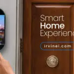 Irvinei Smart Doorbell with advanced facial recognition and home automation.