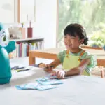 Moxie Robot for child development with play-based learning and emotional support.