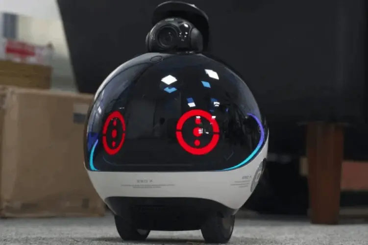 Enabot EBO X Smart Robot features fall alerts and trespassing detection for enhanced security and safety monitoring.