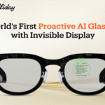 Halliday Proactive AI Glasses with invisible display